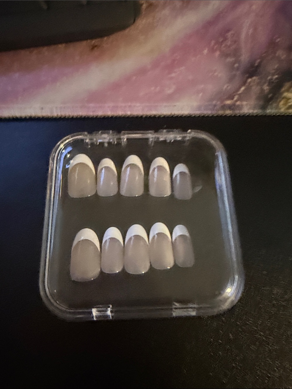Kiss White French Tip Press-On Nail Set